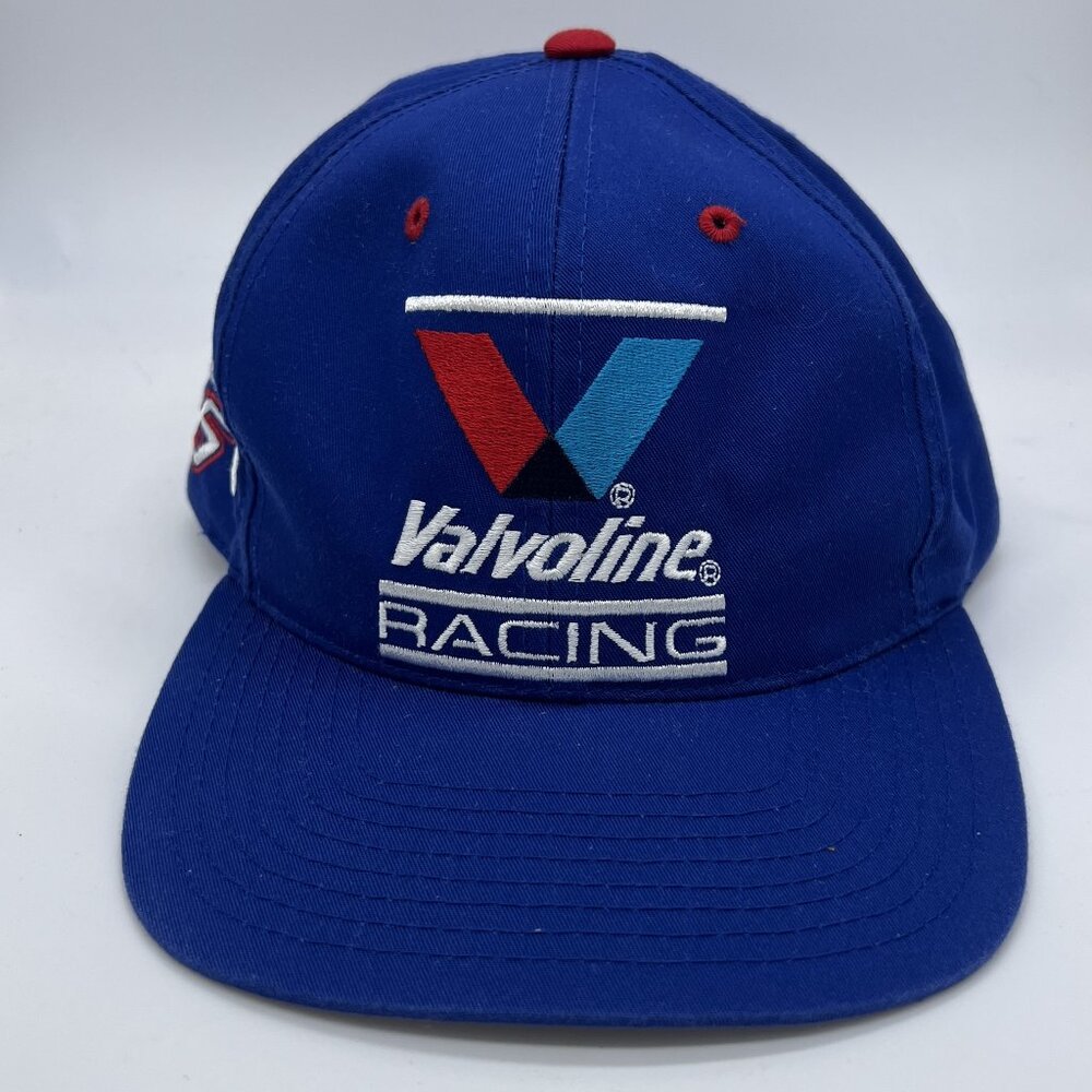 Vintage Checkered Flag Sports Mark Martin Valvoline Racing Snapback Hat